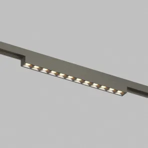 Linearna tirna svetilka GRILL 10W 3000K 48V temni nikelj SHINE (DK/EU-5771-DN)