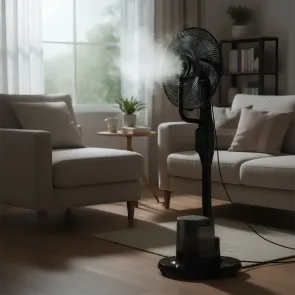 Ventilator z meglico Green Tech 16 90W daljinski časovnik