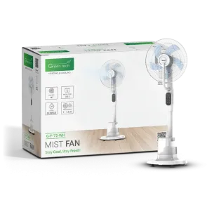 Ventilator z meglico Green Tech 16 90W bel daljinski