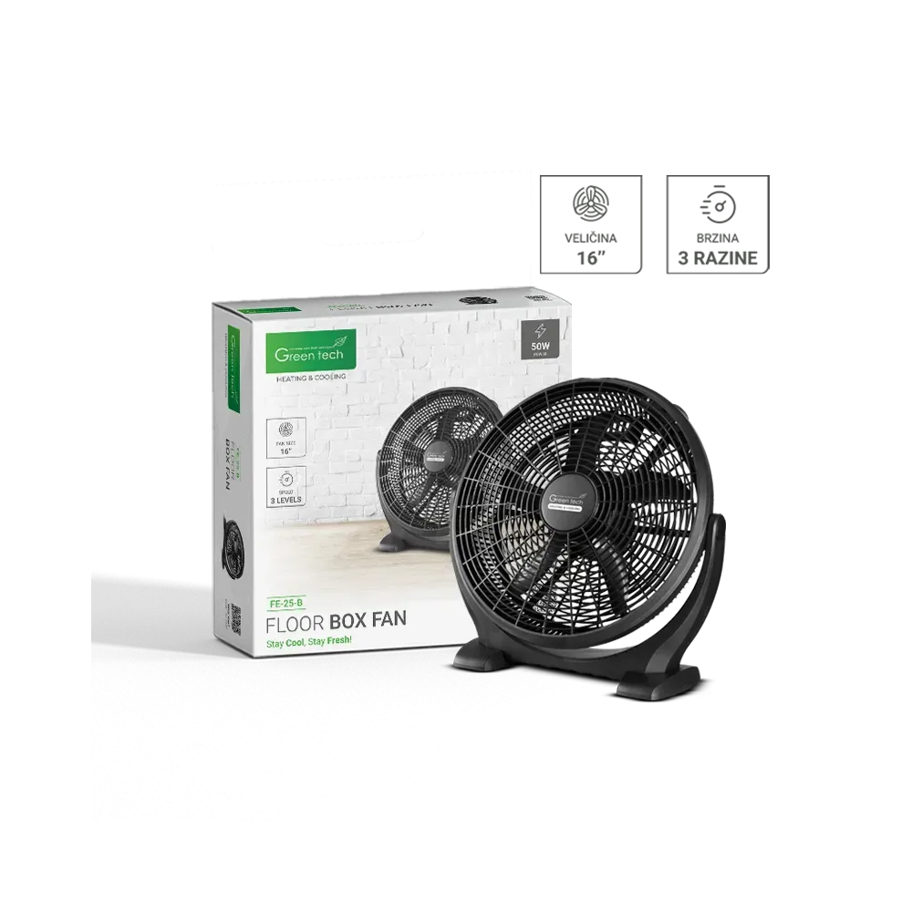 Talni ventilator Green Tech 16 50W močan pretok