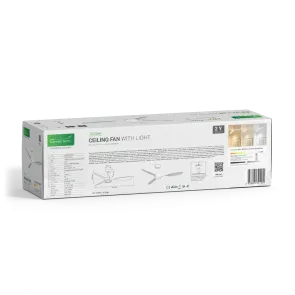 Stropni ventilator Green Tech 52 z lučjo 3CCT