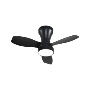Stropni ventilator Green Tech 24 z lučjo 3CCT črn