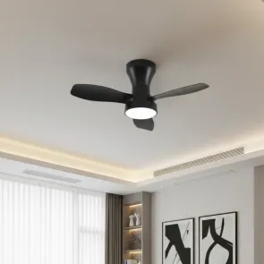 Stropni ventilator Green Tech 24 z lučjo 3CCT črn