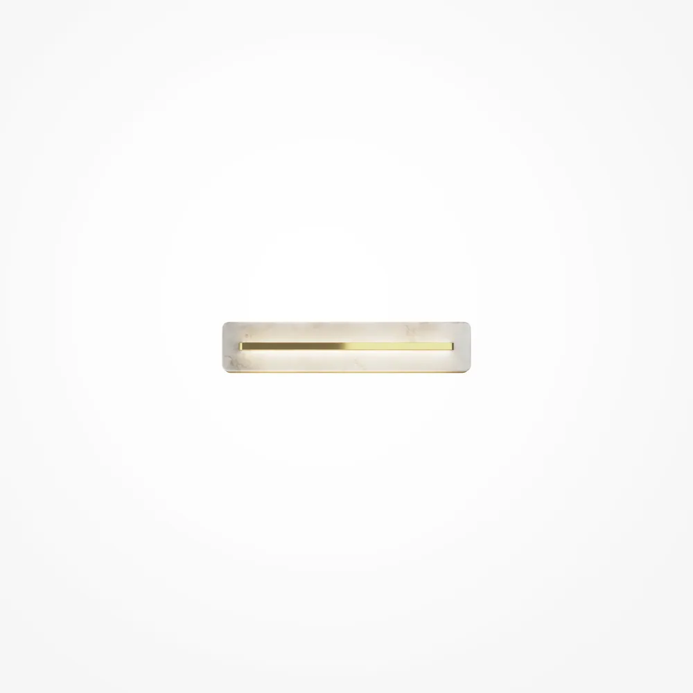 LED Wall Lamp Maytoni Albatre MOD366WL | Linear Gold Wall Light 400 mm