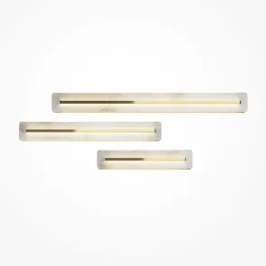 LED stenska svetilka Maytoni Albatre MOD366WL | Linijska zlata svetilka 600 mm