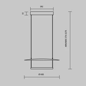 Pendant Light Maytoni Ambience MOD280PL | LED Hanging Lamp 600 mm