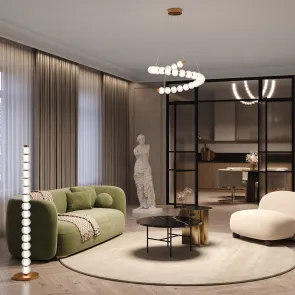 Chandelier Maytoni Amulet MOD555CL | Gold LED Chandelier