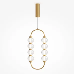 Pendant Light Maytoni Amulet MOD555PL | Decorative Gold Hanging Lamp