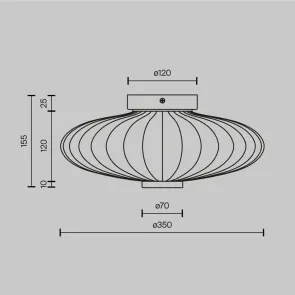 Wall Lamp Maytoni Amulet MOD555WL | Large Round Designer Sconce