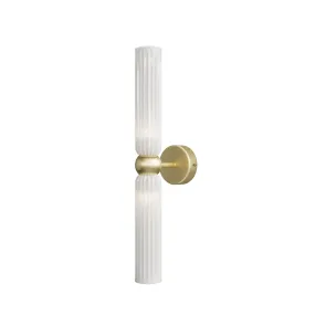 Wall Lamp Maytoni Antic MOD302WL | Slim Vertical Glass Sconce