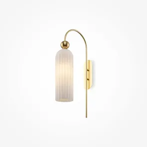 Stenska svetilka Maytoni Antic MOD302WL-01W | Belo steklo