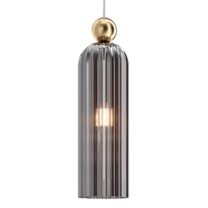 Viseča svetilka Maytoni Antic MOD302PL-01GR | Dimljeno steklo