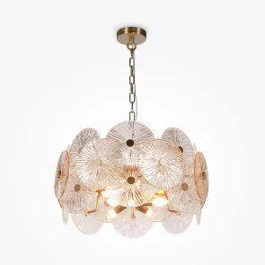 Chandelier Maytoni Aster MOD007PL-08G | Decorative Glass Pendant