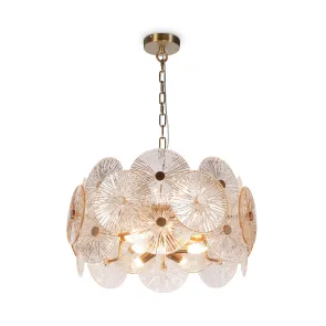 Chandelier Maytoni Aster MOD007PL-08G | Decorative Glass Pendant