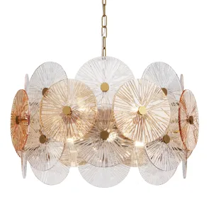 Chandelier Maytoni Aster MOD007PL-08G | Decorative Glass Pendant