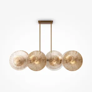 Linear Chandelier Maytoni Aster MOD007PL-08G1 | Dining Table Light