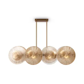 Linear Chandelier Maytoni Aster MOD007PL-08G1 | Dining Table Light