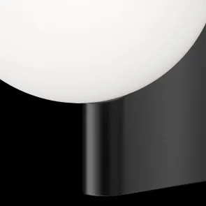 Wall Light Maytoni Avant-garde MOD324WL-01B | Black Globe Sconce