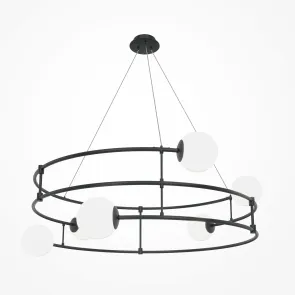 Lestenec Maytoni Balance MOD317PL-06B | Črn 6 luči