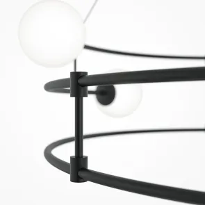 Chandelier Maytoni Balance MOD317PL-06B | Black 6 Light
