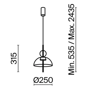 Pendant Light Maytoni Bangkok MOD185PL-L6B3K1 | 3000K