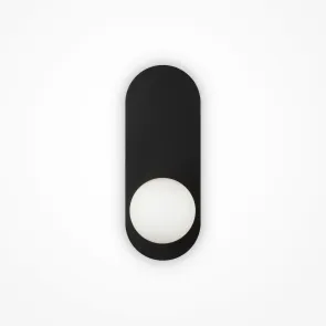 Wall Light Maytoni Bao MOD419WL-01B | Modern Black Sconce
