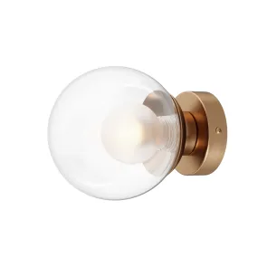 Stenska svetilka Maytoni Basic form zlata MOD521WL-01G1 | G9, steklo, Ø150 mm