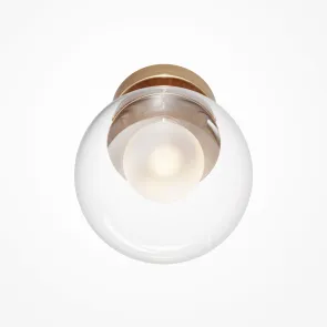 Stenska svetilka Maytoni Basic form zlata MOD521WL-01G1 | G9, steklo, Ø150 mm