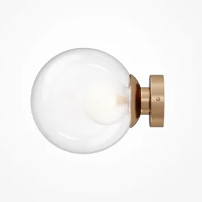 Stenska svetilka Maytoni Basic form zlata Ø200 mm MOD521WL-01G3 | G9, steklo