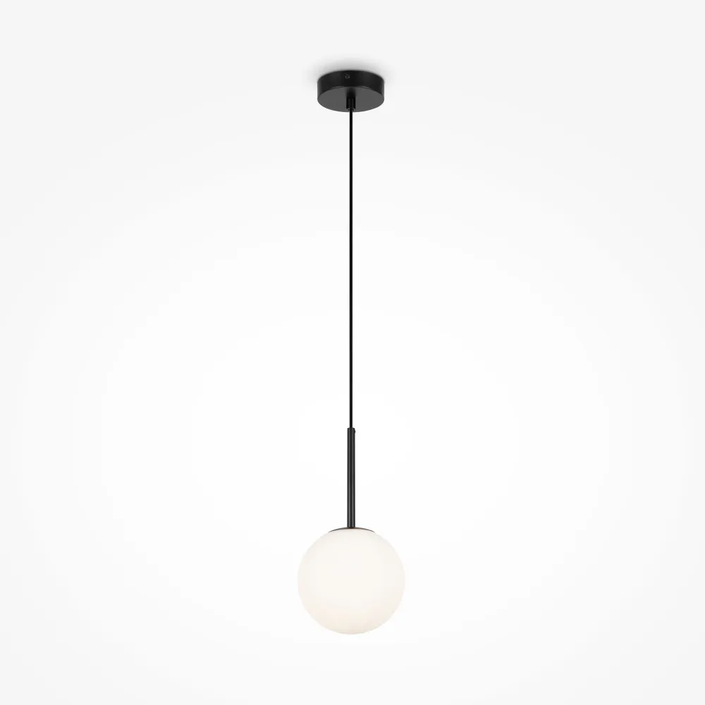 Viseča svetilka Maytoni Basic form Ø150 mm MOD321PL-01B | steklo, E14
