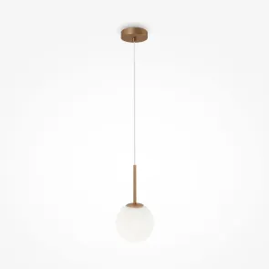 Pendant Light Maytoni Basic Form Gold Ø150 mm MOD321PL-01G1 | Glass, E14