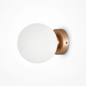 Wall Sconce Maytoni Basic Form Gold Ø150 mm MOD321WL-01G1 | Glass, E14