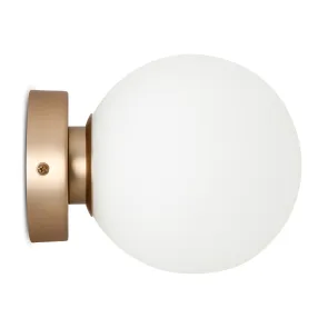 Wall Sconce Maytoni Basic Form Gold Ø150 mm MOD321WL-01G1 | Glass, E14