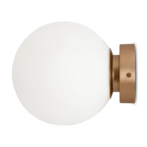 Wall Sconce Maytoni Basic Form Gold Ø180 mm MOD321WL-01G2 | Glass, E14