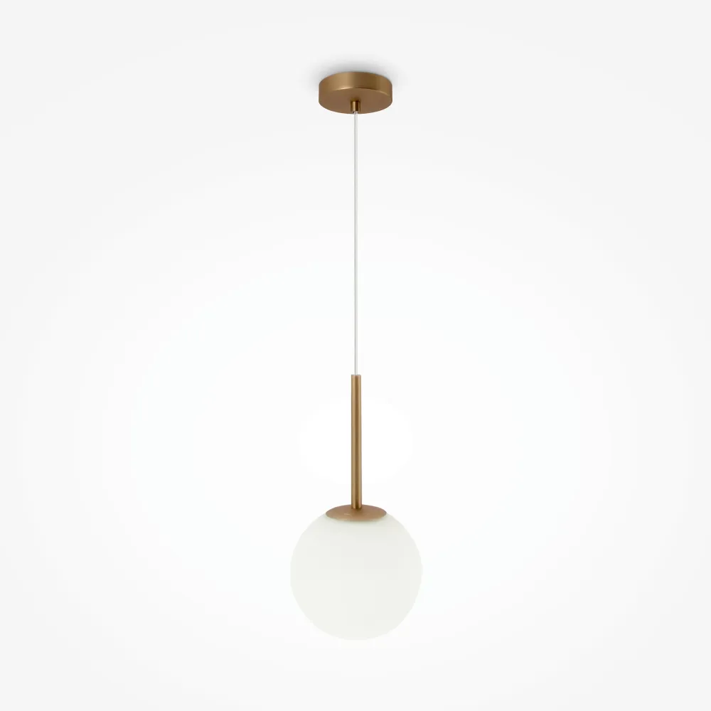 Pendant Light Maytoni Basic Form Gold Ø180 mm MOD321PL-01G2 | E14
