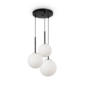 Pendant Light Maytoni Basic Form 3 Light Black Ø400 mm MOD321PL-03B