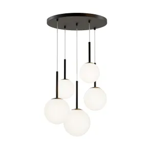 Pendant Light Maytoni Basic Form 5 Light Black Ø580 mm MOD321PL-05B
