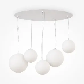 Pendant Light Maytoni MOD321PL-05W1 Cluster 5 Light White