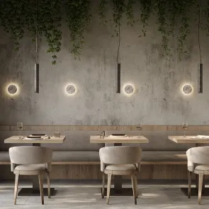 Linear Pendant Light Maytoni MOD461PL-L5BK Black Modern