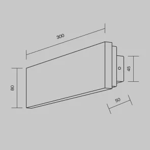 Wall Light Maytoni MOD461WL-L8BGK Black Modern Sconce