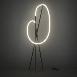 Stojalna svetilka MOD369FL-L36B3K črna LED 36W 3000K moderna