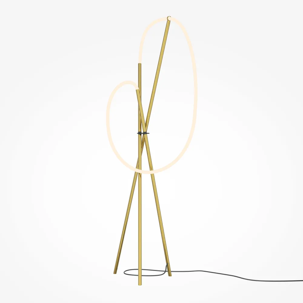 Floor Lamp MOD369FL-L36BS3K Copper LED 36W 3000K Modern