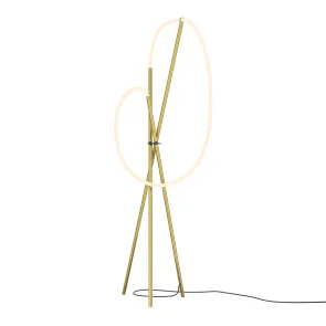 Floor Lamp MOD369FL-L36BS3K Copper LED 36W 3000K Modern