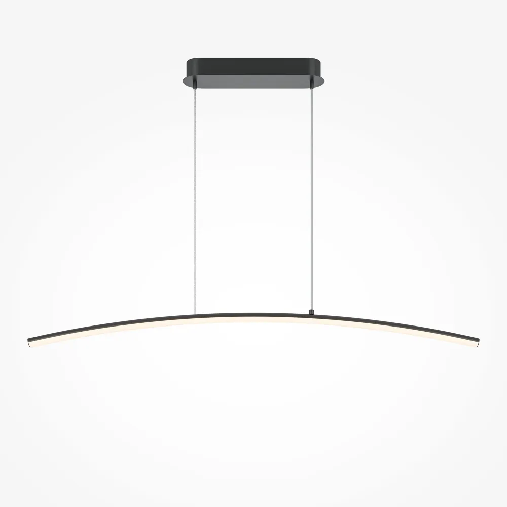 Viseča svetilka MOD243PL-L18BK črna LED moderna