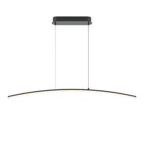 Viseča svetilka MOD243PL-L18BK črna LED moderna