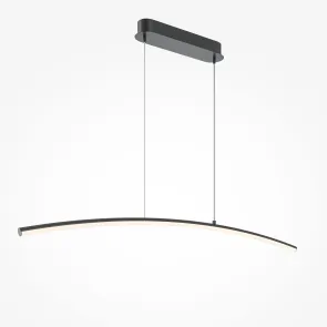 Viseča svetilka MOD243PL-L18BK črna LED moderna