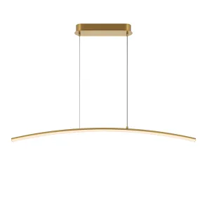 Viseča svetilka MOD243PL-L18BSK zlata LED moderna