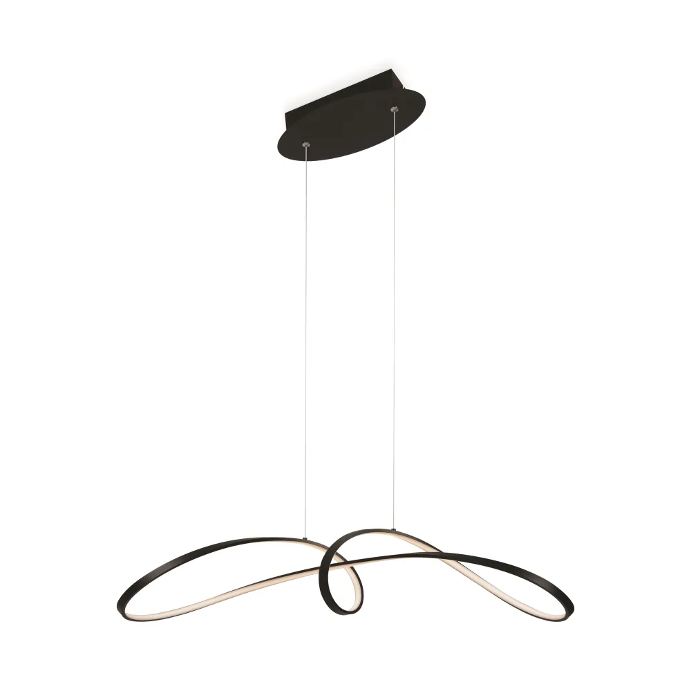 Pendant Light MOD156PL-L52B4K Black LED 4000K Modern