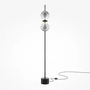 Floor Lamp MOD478FL-L15B3K Black LED 3000K Modern