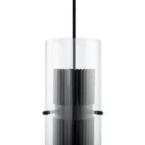Viseča svetilka MOD326PL-01B črna steklo minimalistična
